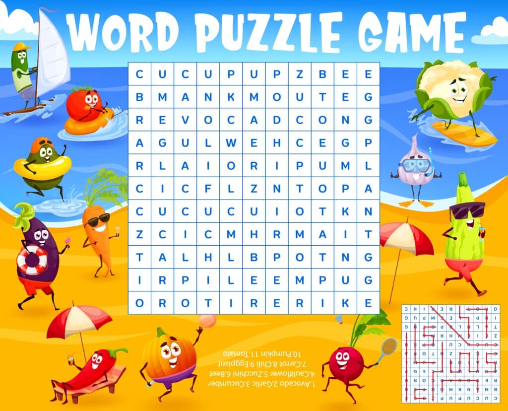 ALT TEXT: A word search puzzle featuring summer festival terms.
DESCRIPTION: An exciting word search dedicated to summer festivals and celebrations.
Caption: Celebrate summer with this fun festival-themed word search!
TITLE: Summer Festivals