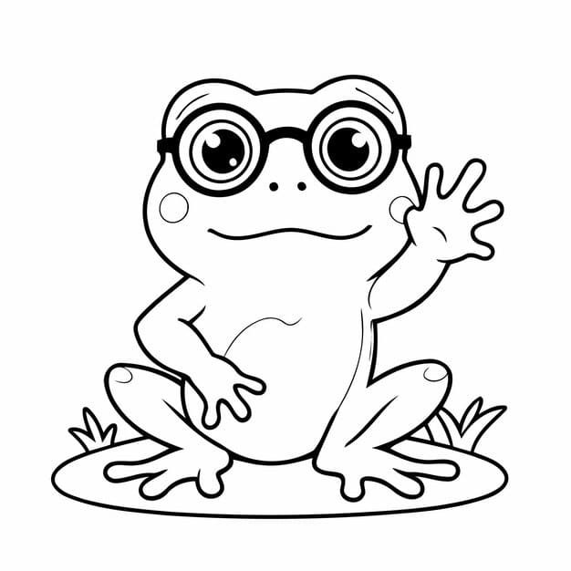 ALT TEXT: A curious frog holding a camera ready to capture photos.
DESCRIPTION: A playful drawing of a frog exploring the world through photography.
Caption: Snap a shot with this frog and camera drawing!
TITLE: Frog with a Camera