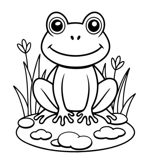 ALT TEXT: A peaceful frog surrounded by colorful flowers in nature.
DESCRIPTION: A serene drawing of a frog amidst vibrant blooms.
Caption: Embrace nature with this frog and flowers drawing!
TITLE: Frog with Flowers