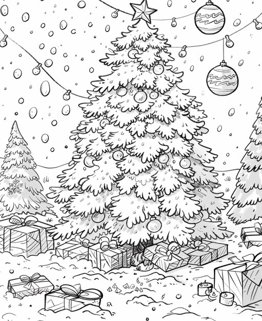 ALT TEXT: A cultural-themed Christmas tree featuring diverse decorations.
DESCRIPTION: An illustration of a Christmas tree celebrating various cultural traditions.
Caption: Embrace diversity this holiday season with this culturally inspired Christmas tree!
TITLE: Cultural Tree