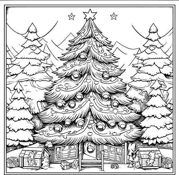 ALT TEXT: A Christmas tree decorated with natural elements like leaves and flowers.
DESCRIPTION: An illustration of a Christmas tree that showcases the beauty of nature with floral and leafy decorations.
Caption: Celebrate the holiday season with the beauty of nature in this charming nature tree design!
TITLE: Nature Tree