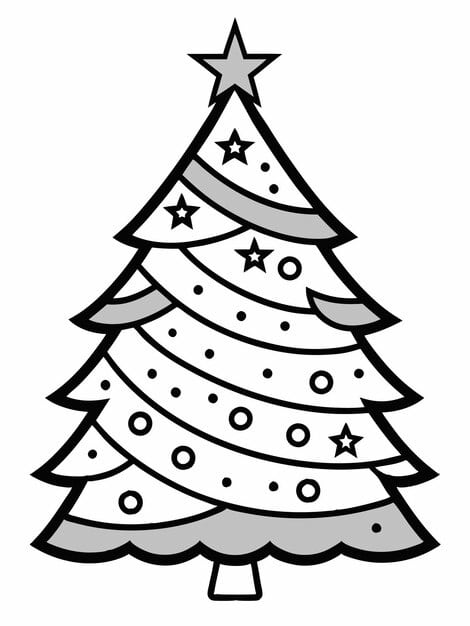 ALT TEXT: A monochrome Christmas tree design featuring various shades of a single color.
DESCRIPTION: An illustration of a Christmas tree created using a monochromatic color scheme.
Caption: Discover the beauty of simplicity with an elegant monochrome Christmas tree design!
TITLE: Monochrome Tree