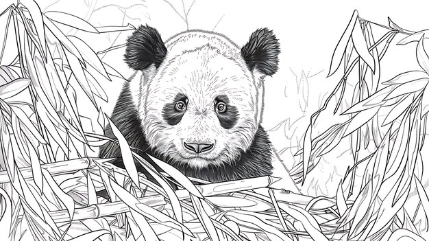 ALT TEXT: A soft watercolor painting of a panda surrounded by foliage.
DESCRIPTION: A gentle and serene panda drawing created with watercolor techniques.
Caption: Capture the tranquility of pandas with this watercolor art!
TITLE: Watercolor Panda