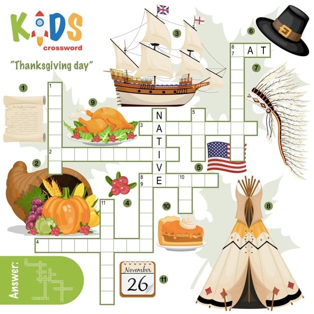 ALT TEXT: A word search featuring words about common Thanksgiving traditions like football and parades.
DESCRIPTION: A word search focused on popular Thanksgiving traditions that families enjoy together.
Caption: Celebrate your family’s Thanksgiving traditions with this fun word search.
TITLE: Thanksgiving Traditions Word Search