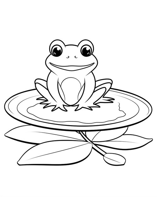 ALT TEXT: A relaxed frog floating on a raft down a river.
DESCRIPTION: A fun drawing of a frog enjoying a river adventure.
Caption: Drift away on adventure with this frog in a raft drawing!
TITLE: Frog in a Raft