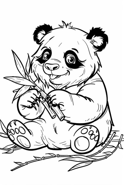 ALT TEXT: A panda engaging in eco-friendly practices, such as recycling.
DESCRIPTION: An artistic representation highlighting environmental awareness through a panda.
Caption: Inspire eco-consciousness with this thoughtful panda drawing!
TITLE: Eco-Conscious Panda