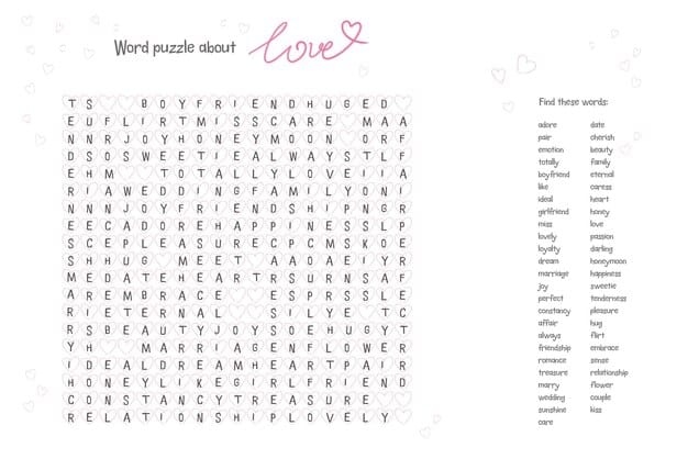 ALT TEXT: A word search puzzle featuring natural symbols of love.
DESCRIPTION: An enchanting word search celebrating the beauty of love in nature.
Caption: Explore the romance of nature with this love and nature-themed word search!
TITLE: Love and Nature