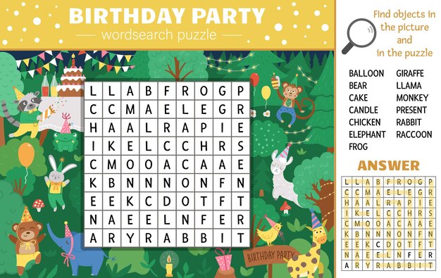 ALT TEXT: A colorful word search featuring popular birthday gifts.
DESCRIPTION: A fun and engaging word search dedicated to popular birthday gifts for everyone.
Caption: Celebrate gift-giving with this fun birthday gifts word search!
TITLE: Birthday Gifts Word Search