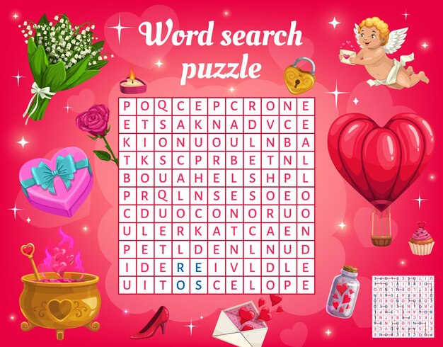 ALT TEXT: A word search puzzle featuring classic and contemporary romantic movie titles.
DESCRIPTION: A delightful word search celebrating iconic love stories in film.
Caption: Relive your favorite love stories with this romantic movies-themed word search!
TITLE: Romantic Movies