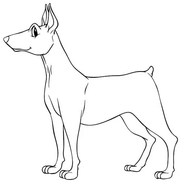 animal outline dog 1308 72647