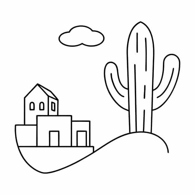 cactus outline vector illustration 1149263 24685