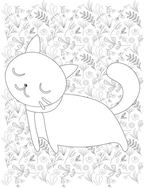 cat coloring page 750724 311