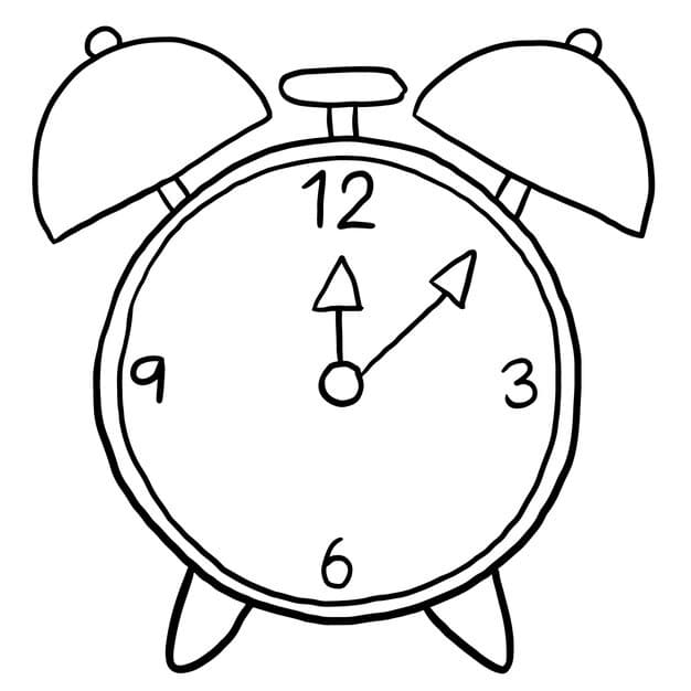 clock draw practice cartoon doodle kawaii anime coloring page cute illustration drawing clip art 51194 1463