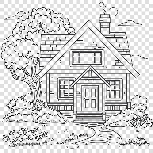 coloring book transparent background vector elementon transparent background 1279504 9709