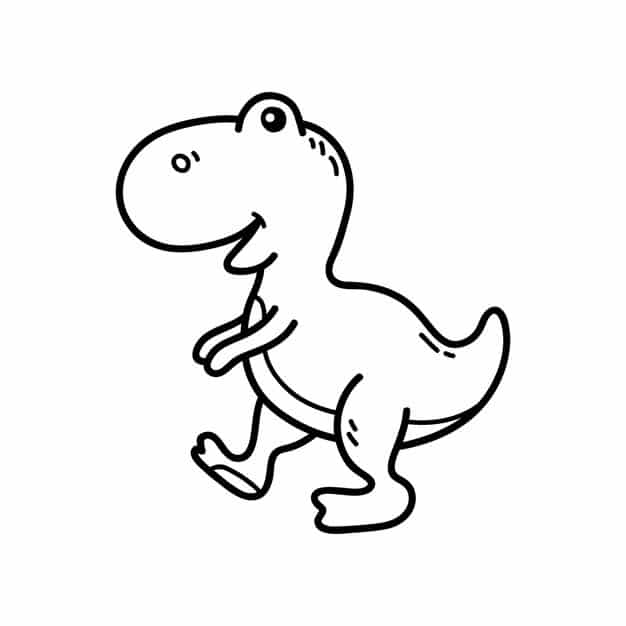 coloring page with doodle dinosaur 564737 268