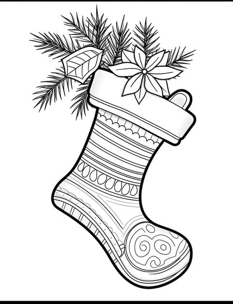 cute christmas coloring page kids 1023984 12843