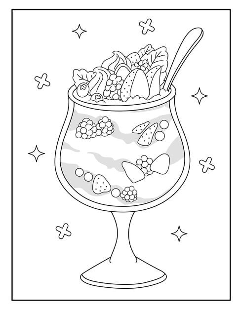 cute ice cream coloring pages 615978 239