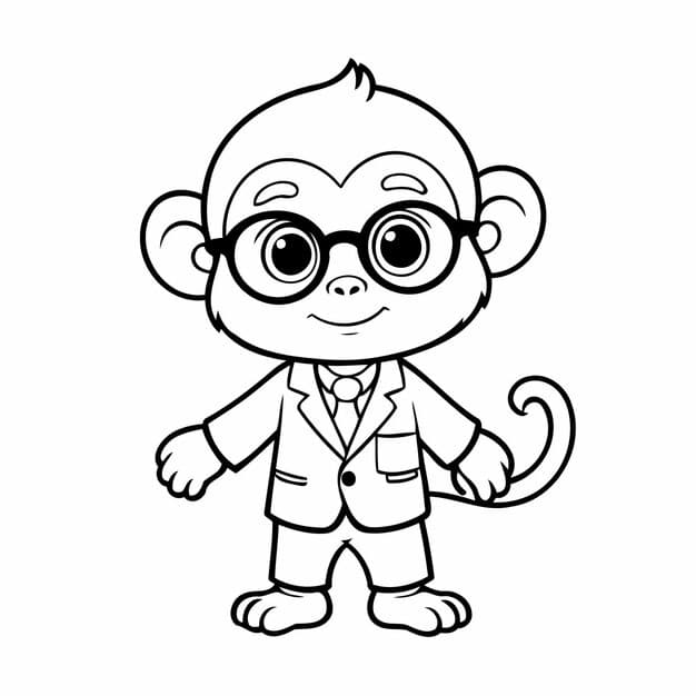 cute monkey doodle kids page 925324 5984