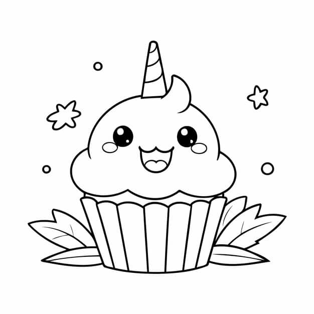 cute vector illustration caticorn doodle kids colouring page 925324 8383