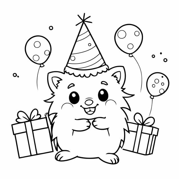 cute vector illustration hedgehog children colouring activity 925324 6678