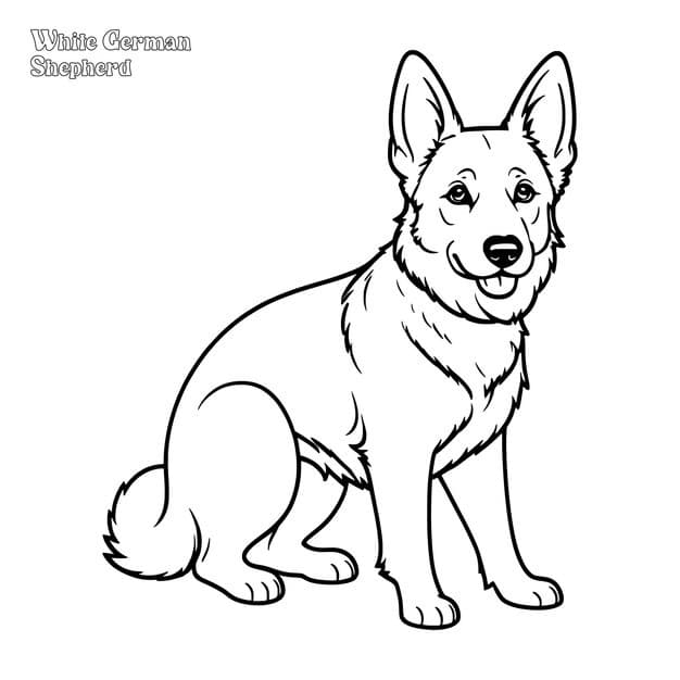 dog hand drawn coloring page outline vector design 712895 7346