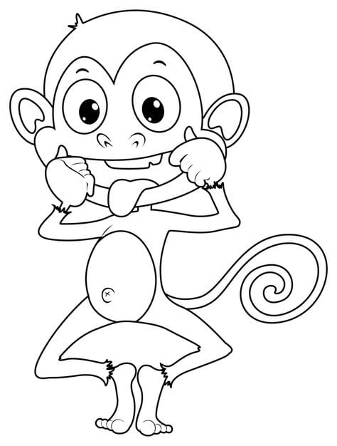 doodles drafting animal cute monkey 1308 71923