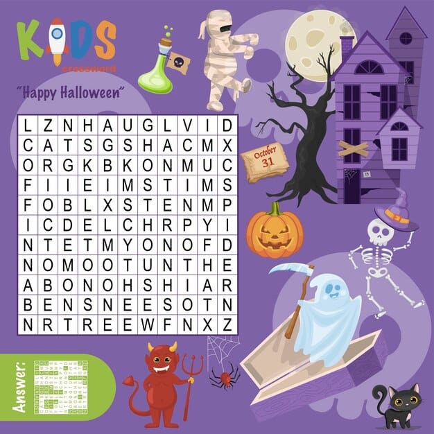 ALT TEXT: A word search puzzle featuring famous Halloween legends and folklore.
DESCRIPTION: An engaging word search dedicated to the legends of Halloween.
Caption: Explore the spooky legends of Halloween with this fun word search!
TITLE: Halloween Legends Word Search