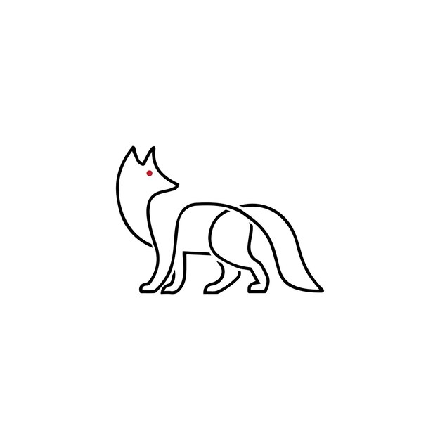 fox vector illustration icon 677077 374