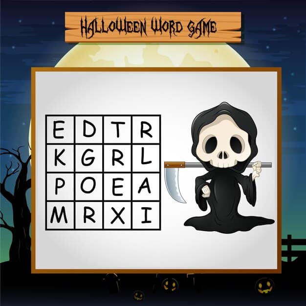 ALT TEXT: A colorful word search puzzle featuring popular Halloween costumes.
DESCRIPTION: An engaging word search celebrating the creativity of Halloween costumes.
Caption: Get inspired with this fun Halloween costumes word search!
TITLE: Halloween Costumes Word Search