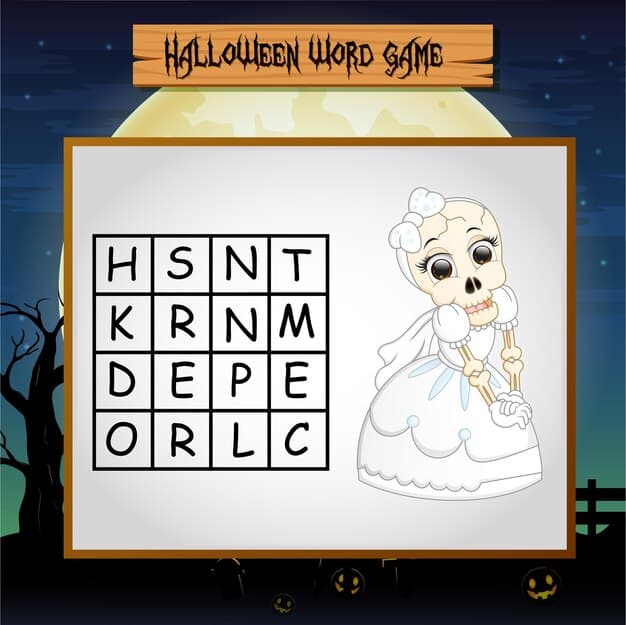 ALT TEXT: A word search puzzle featuring innovative Halloween ideas and trends.
DESCRIPTION: An engaging word search dedicated to Halloween innovations.
Caption: Explore the latest Halloween trends with this fun innovations word search!
TITLE: Halloween Innovations Word Search