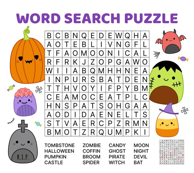 ALT TEXT: A word search puzzle featuring common Halloween fears and phobias.
DESCRIPTION: An engaging word search dedicated to the fears of Halloween.
Caption: Face your fears this Halloween with this fun word search!
TITLE: Halloween Fears Word Search