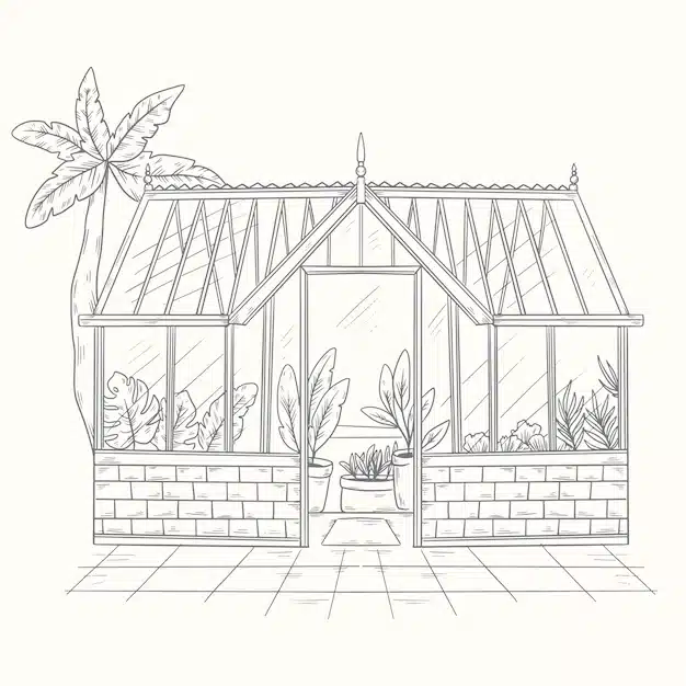 hand drawn botanical garden illustration 23 2150215853