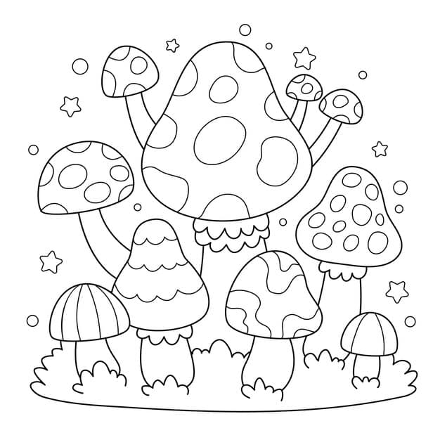 hand drawn mushroom illustration 23 2151194459