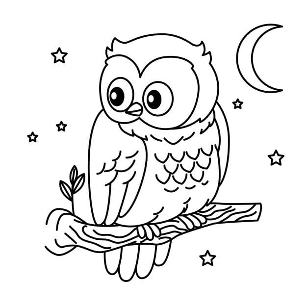 hand drawn owl outline illustration 23 2149263794