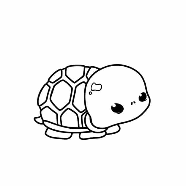 hand drawn turtle outline illustration 23 2149314170