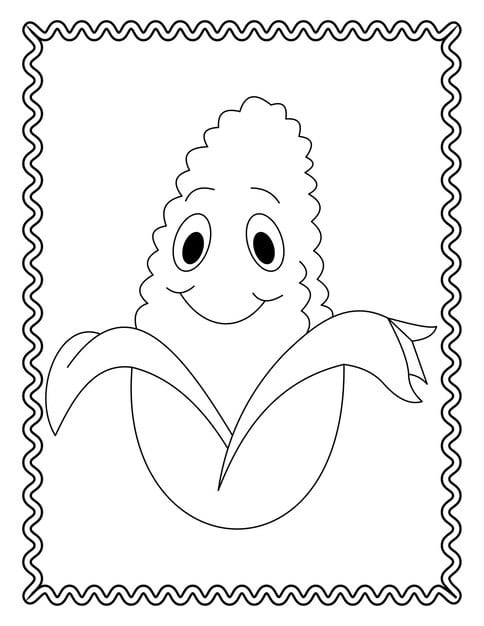 hand drawn vegetable coloring pages 623600 972