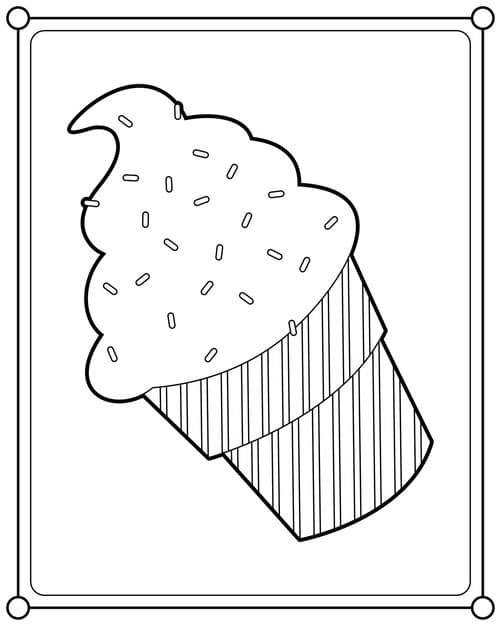 ice cream suitable children s coloring page vector illustration 509719 1107