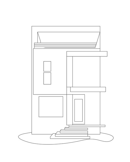 modern house coloring page designeasy coloring page 542607 1113