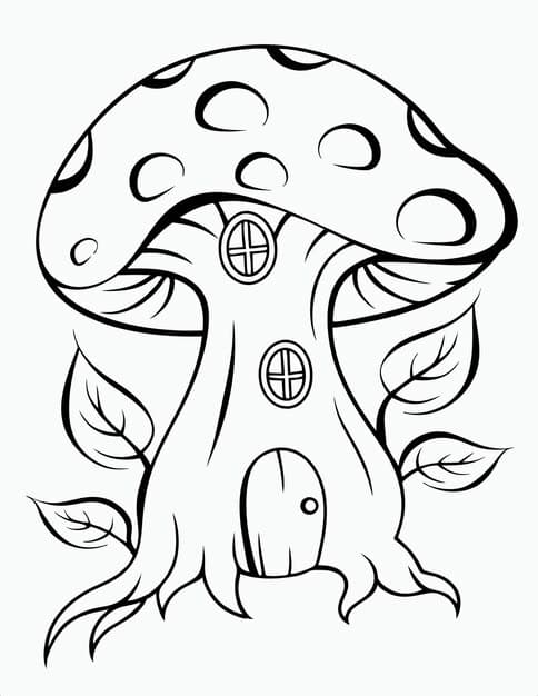 mushroom with tree it mushroom top 1119623 7677