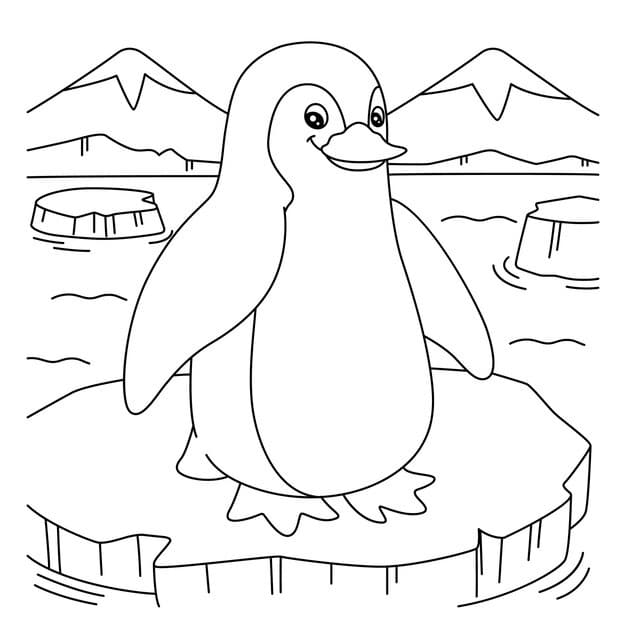 penguin coloring page kids 576561 141