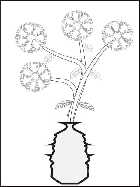 tree flower coloring page hand drawn flowers coloring page adult best flower coloring page 627432 3060