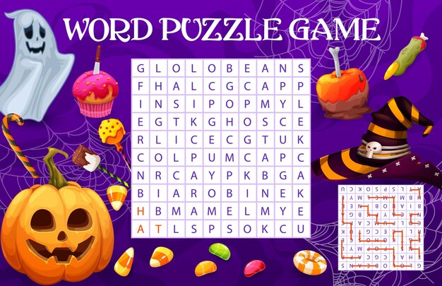 ALT TEXT: A colorful word search puzzle featuring Halloween decorations.
DESCRIPTION: A fun word search dedicated to the decor of Halloween.
Caption: Decorate your Halloween spirit with this engaging word search!
TITLE: Halloween Decor Word Search