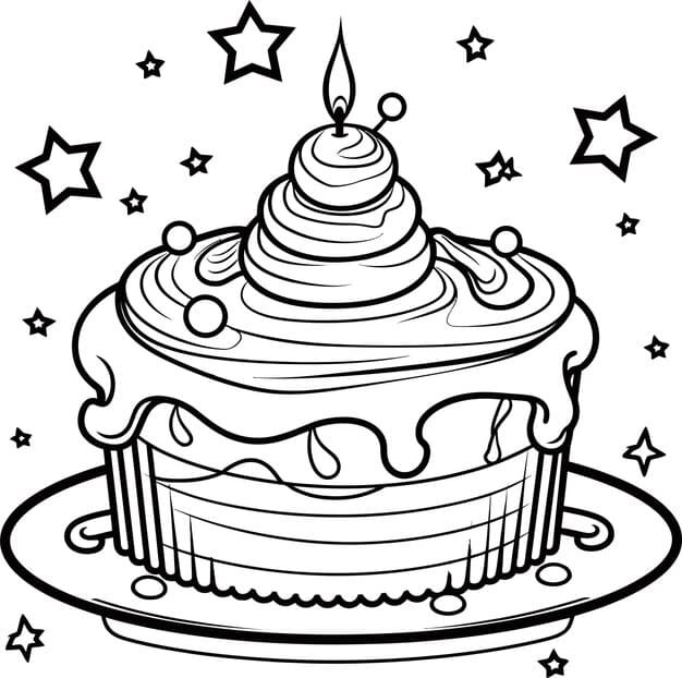 cake coloring page image 916475 729