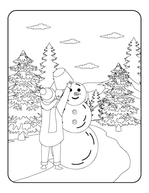 christmas winter coloring valentines day coloring pages kids love coloring page coloring book 627432 2329