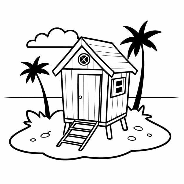 cute beach hut toddlers book 925324 9785