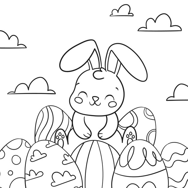 cute coloring book with bunny 23 2150071503