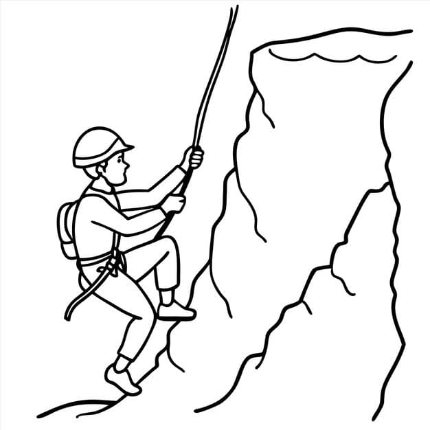 drawing man fishing cave 1113967 38193