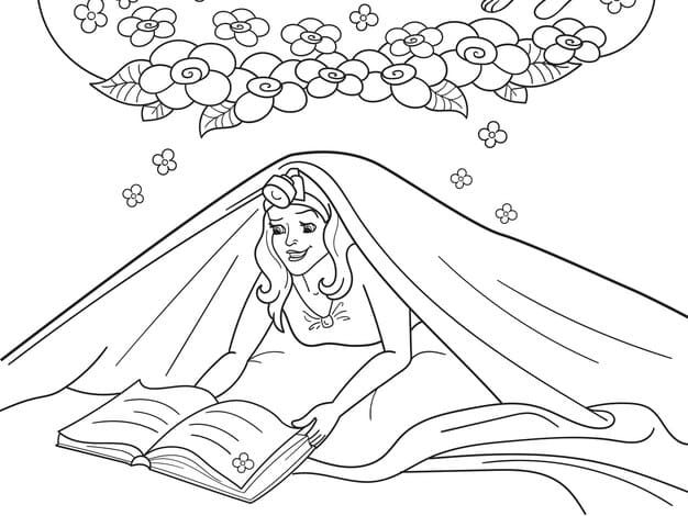 girl reading book with flashlight blanket bed 705966 620