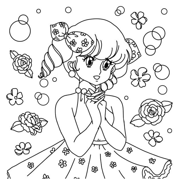 hand drawn anime coloring pages illustration 23 2151328482