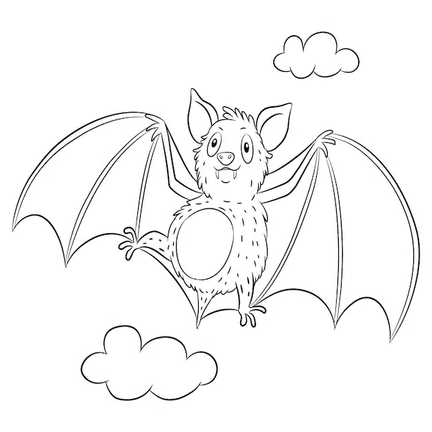 hand drawn bat outline illustration 23 2149273469